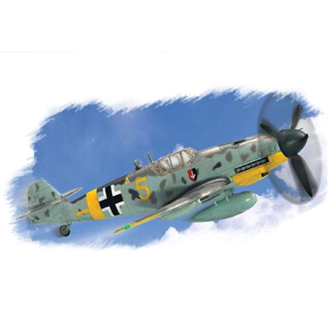 Hobbyboss 80223 1/72 Ölçek, Bf109 G-2, Savaş Uçağı Plastik Model Kiti