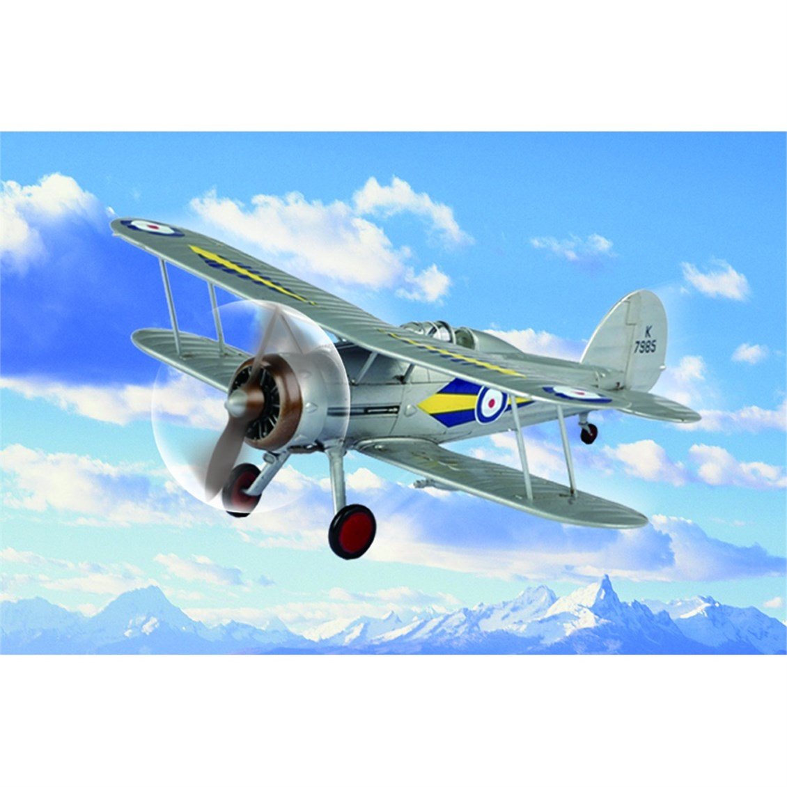 Hobbyboss 80289 1/72 Ölçek, RAF Gladiator, Savaş Uçağı Plastik Model Kiti