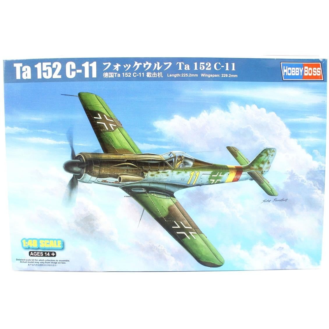 HobbyBoss 81704 1/48 Ölçek, Ta 152 C-11, Savaş Uçağı, Plastik Model Kiti