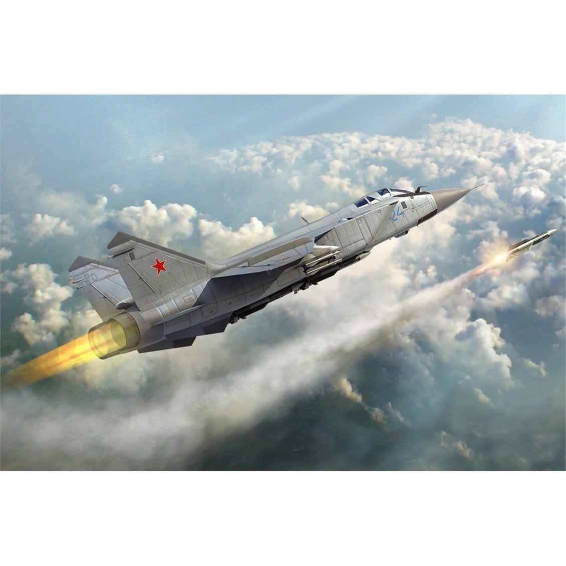 Hobbyboss 81753 1/48 Ölçek, Russian MiG-31 Foxhound, Savaş Uçağı Plastik Model Kiti