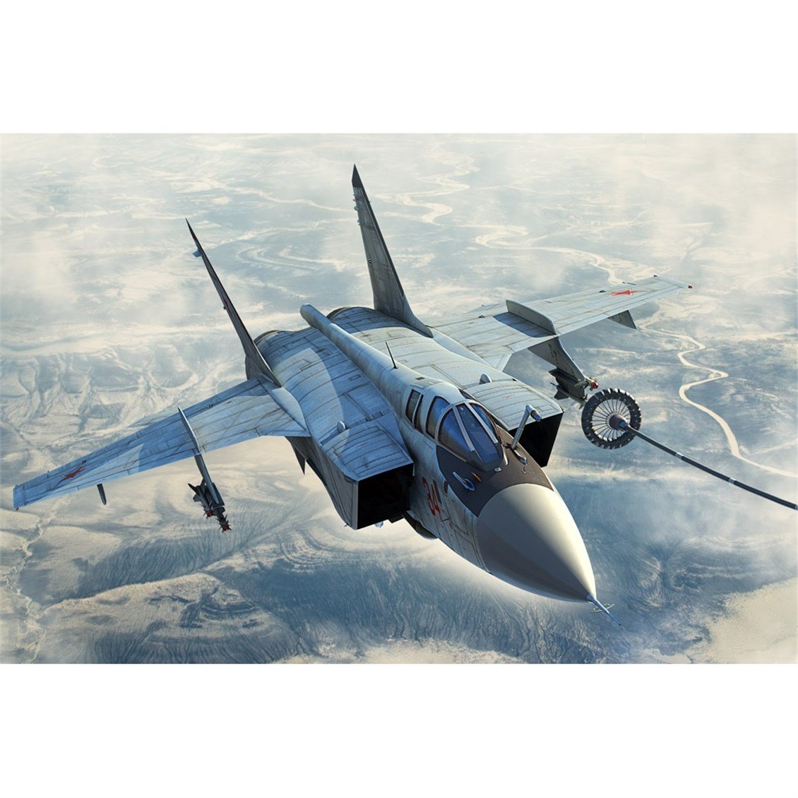 Hobbyboss 81754 1/48 Ölçek, Russian MiG-31B/BM Foxhound, Savaş Uçağı Plastik Model Kiti