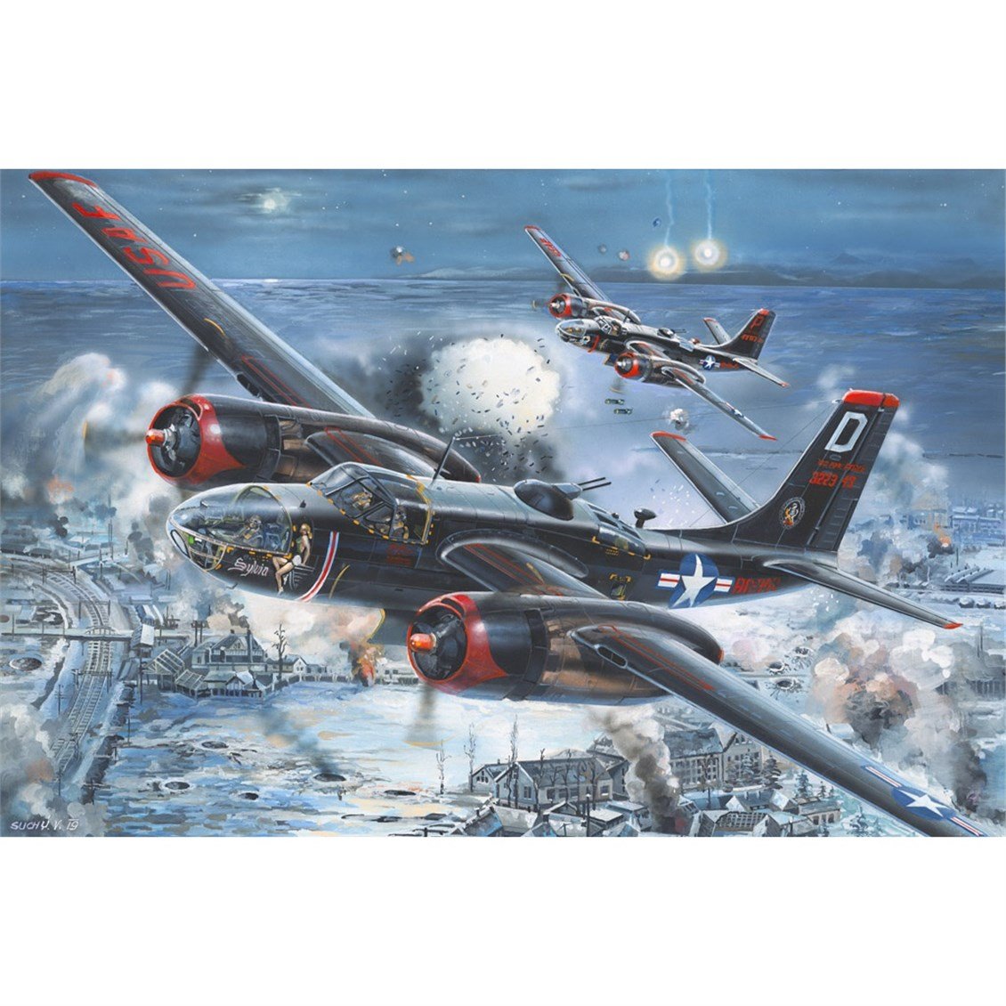 Hobbyboss 83214 1/32 Ölçek, A-26C Invader, Savaş Uçağı Plastik Model Kiti