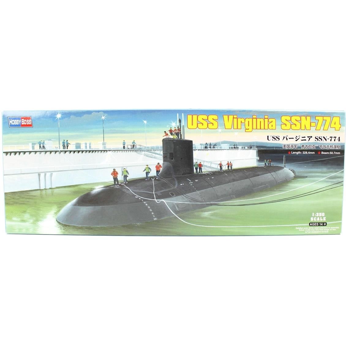 HobbyBoss 83513 1/350 Ölçek, Virginia SSN-774, Denizaltı, Plastik Model Kiti