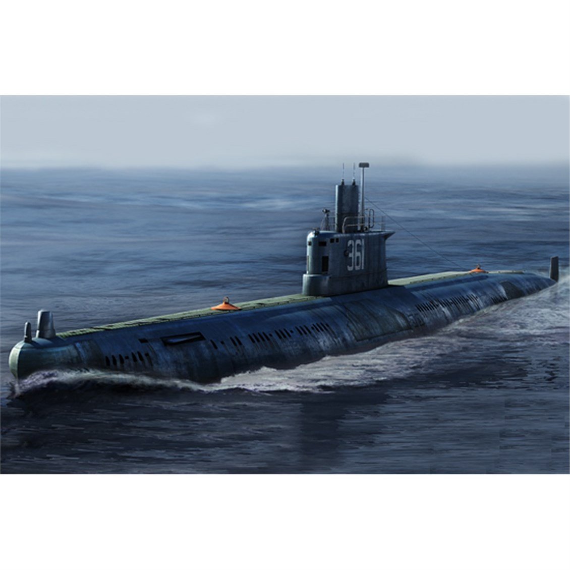 Hobbyboss 83517 1/350 Ölçek, PLA Navy Type 035 Ming Sınıfı Denizaltı, Plastik Model Kiti