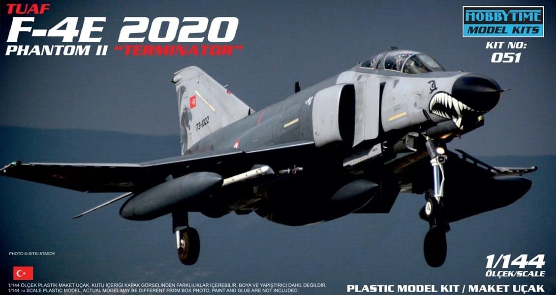 Hobbytime 051 1/144 Ölçek, F-4E Phantom II, Plastik Model kiti