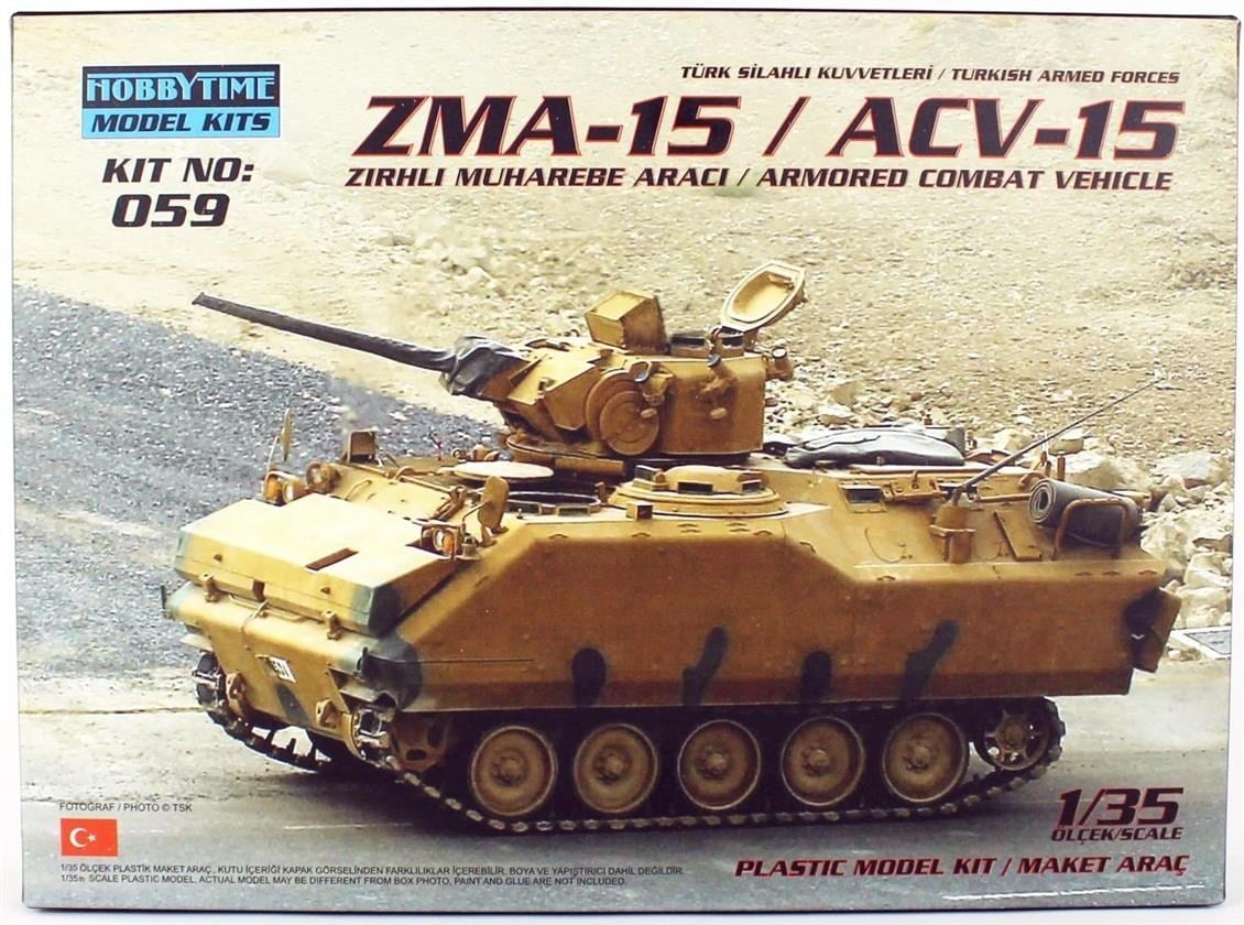 Hobbytime 059 1/35 Ölçek, ZMA-15 / ACV-15 Zırhlı Muharebe Aracı, Plastik Model kiti
