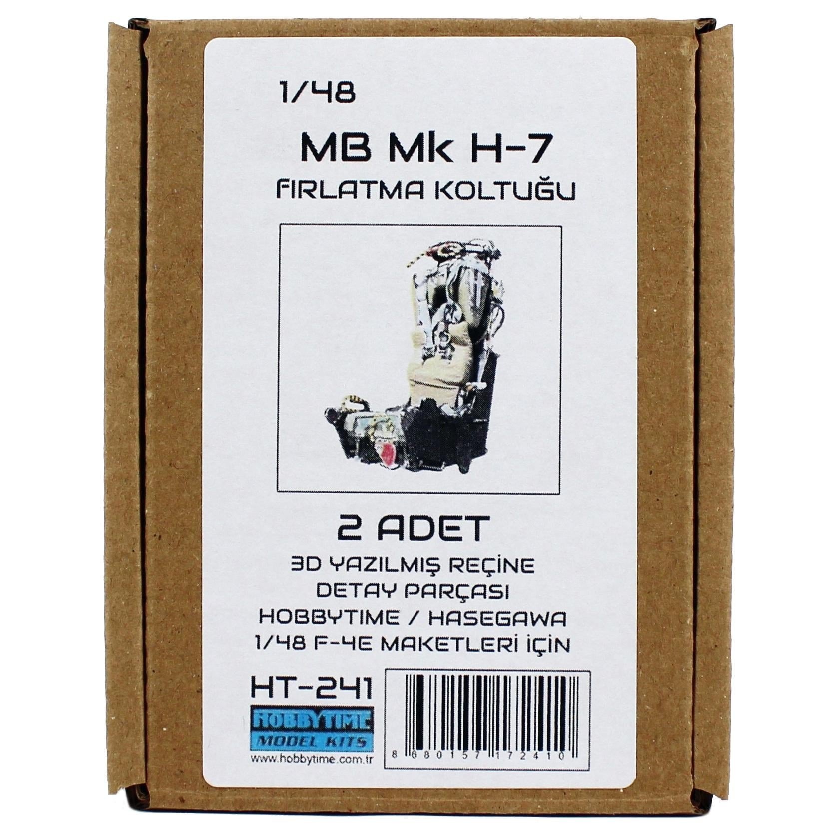 Hobbytime 241 1/48 Ölçek, MB Mk. H-7 Fırlatma Koltuğu, 2 Adet, 3D Yazılmış Reçine Detay Parçası