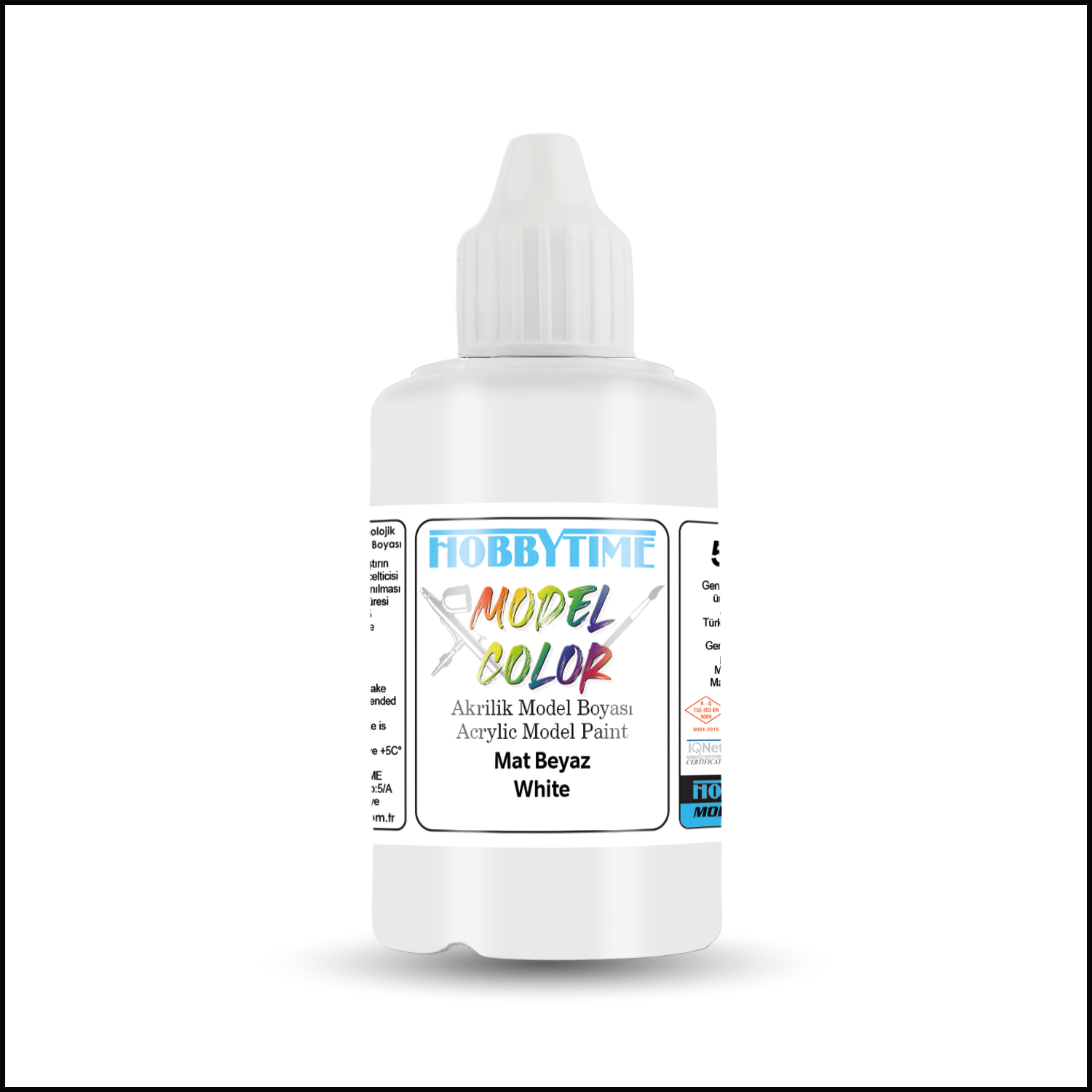 Hobbytime 475 50 ml. Mat Beyaz (White ), Akrilik Model Boyası