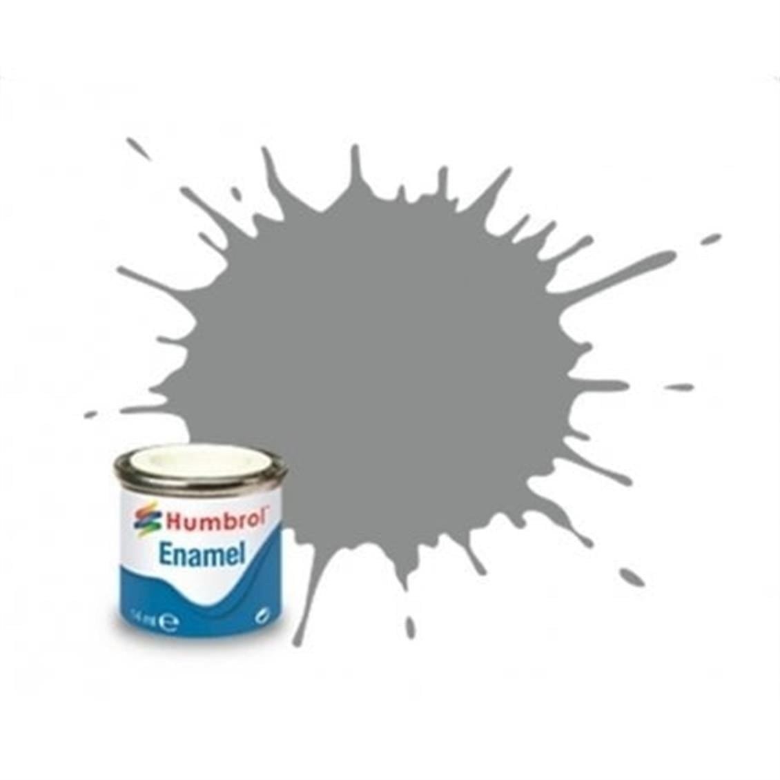 Humbrol 126 14 Ml. Satin Us Med.Grey