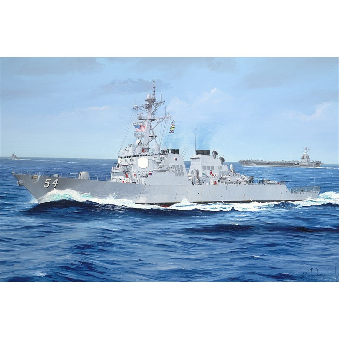 I Love Kit 62007 1/200 Ölçek, USS Curtis Wilbur DDG-54 Savaş Gemisi, Plastik Model Kiti