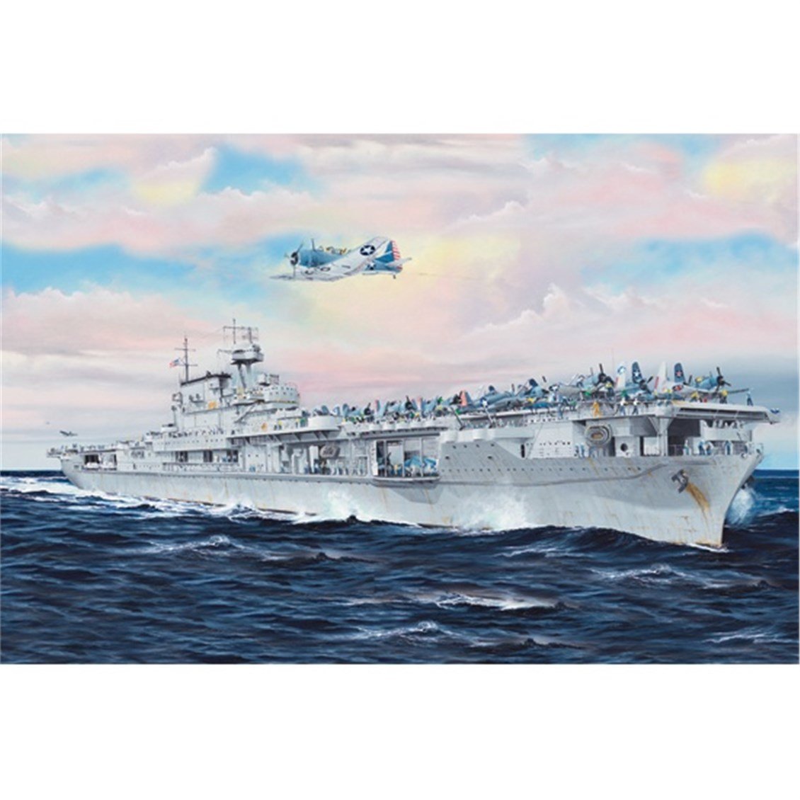 I Love Kit 65302 1/350 Ölçek, USS Enterprise CV-6, Uçak Gemisi Plastik Model Kiti