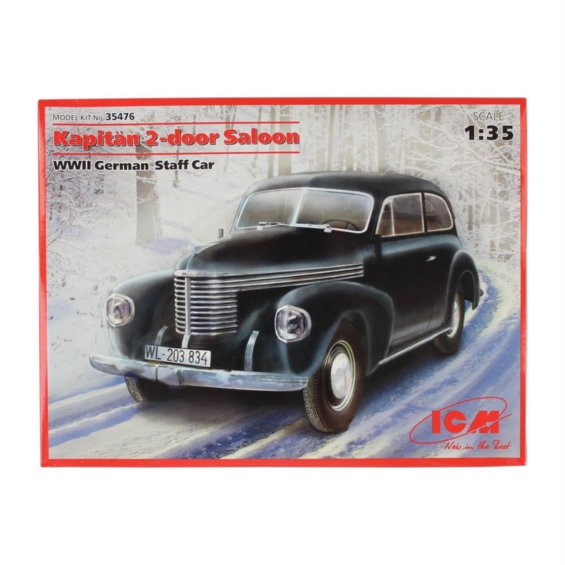ICM 35476 Kapitan 2-Door Saloon, WWII German Staff Car