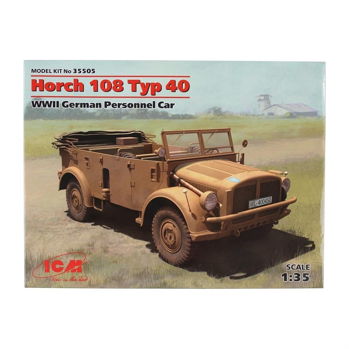 ICM 35505 Horch 108 Typ 40, WWII German Personnel Car