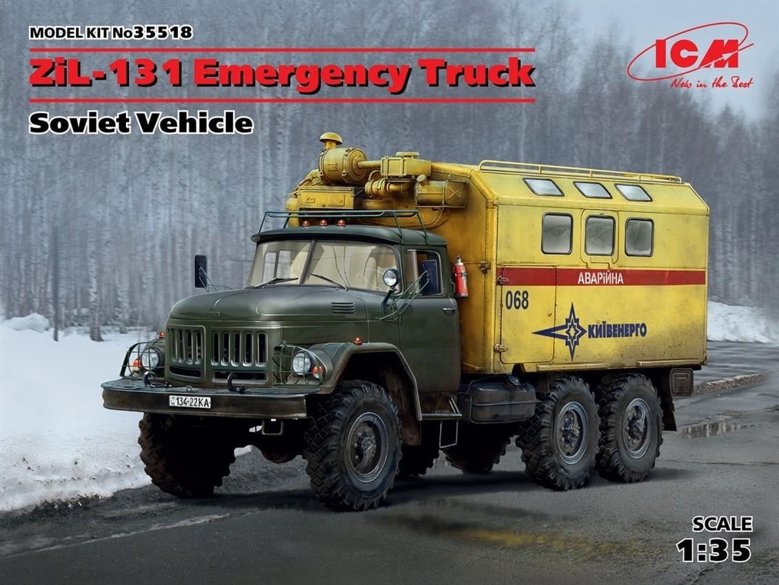 ICM 35518 ZiL-131 Emergency Truck, Soviet Vehicle ZiL-