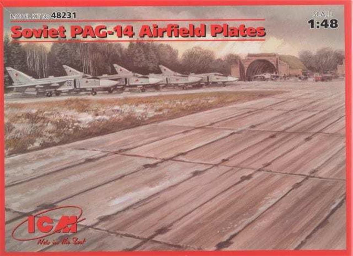 ICM 48231 1/48 Ölçek, Soviet PAG14 Airfield Plates 32 pieces
