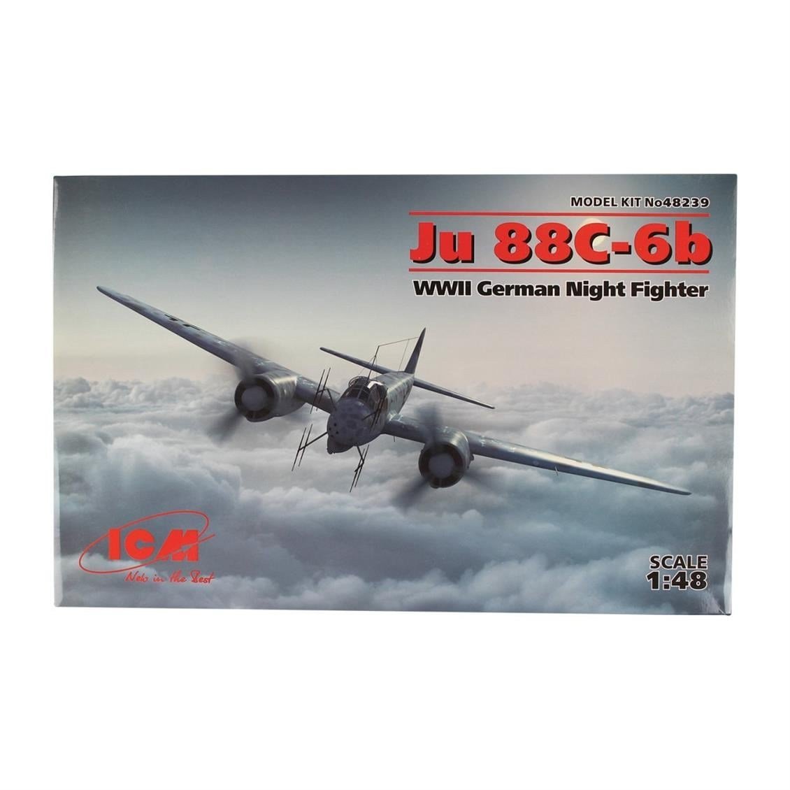 ICM 48239 Ju 88?-6b, WWII German Night Fighter Ju 88?-