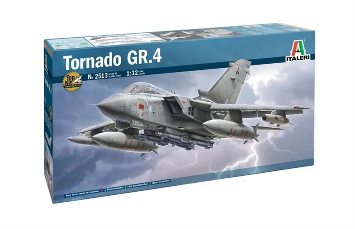 Italeri 2513S 1/32 Ölçek, Tornado Gr.4 Savaş Uçağı, Plastik Model kiti