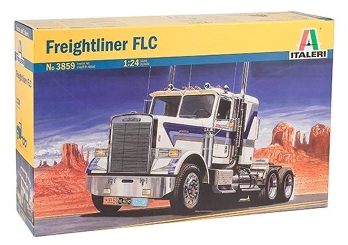 Italeri 3859S 1/24 Ölçek, Freightliner FLC Çekici, Plastik Model kiti