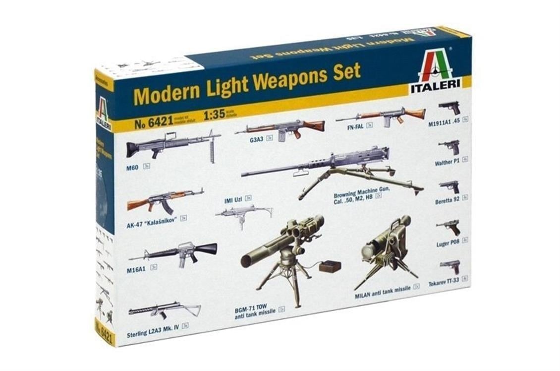 Italeri 6421S 1/35 Ölçek, Modern Hafif Silahlar, Plastik Model kiti