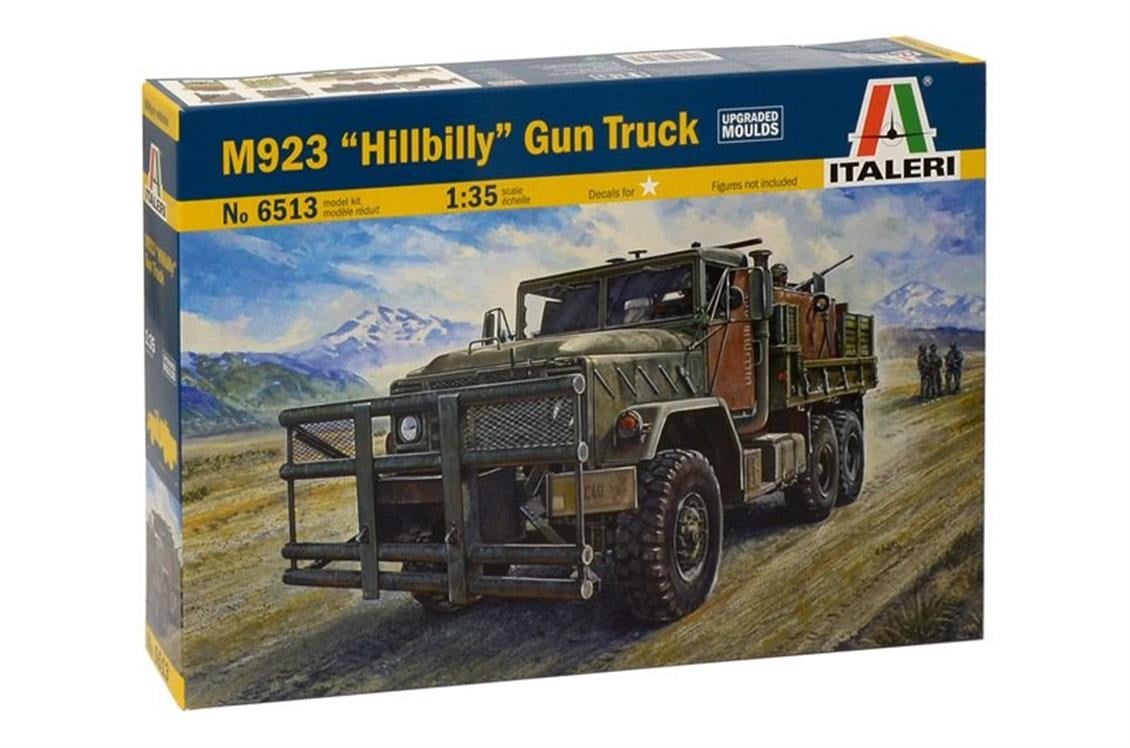 Italeri 6513S 1/35 Ölçek, M923 ( Hillbilly ) Silahlı Kamyon, Plastik Model kiti