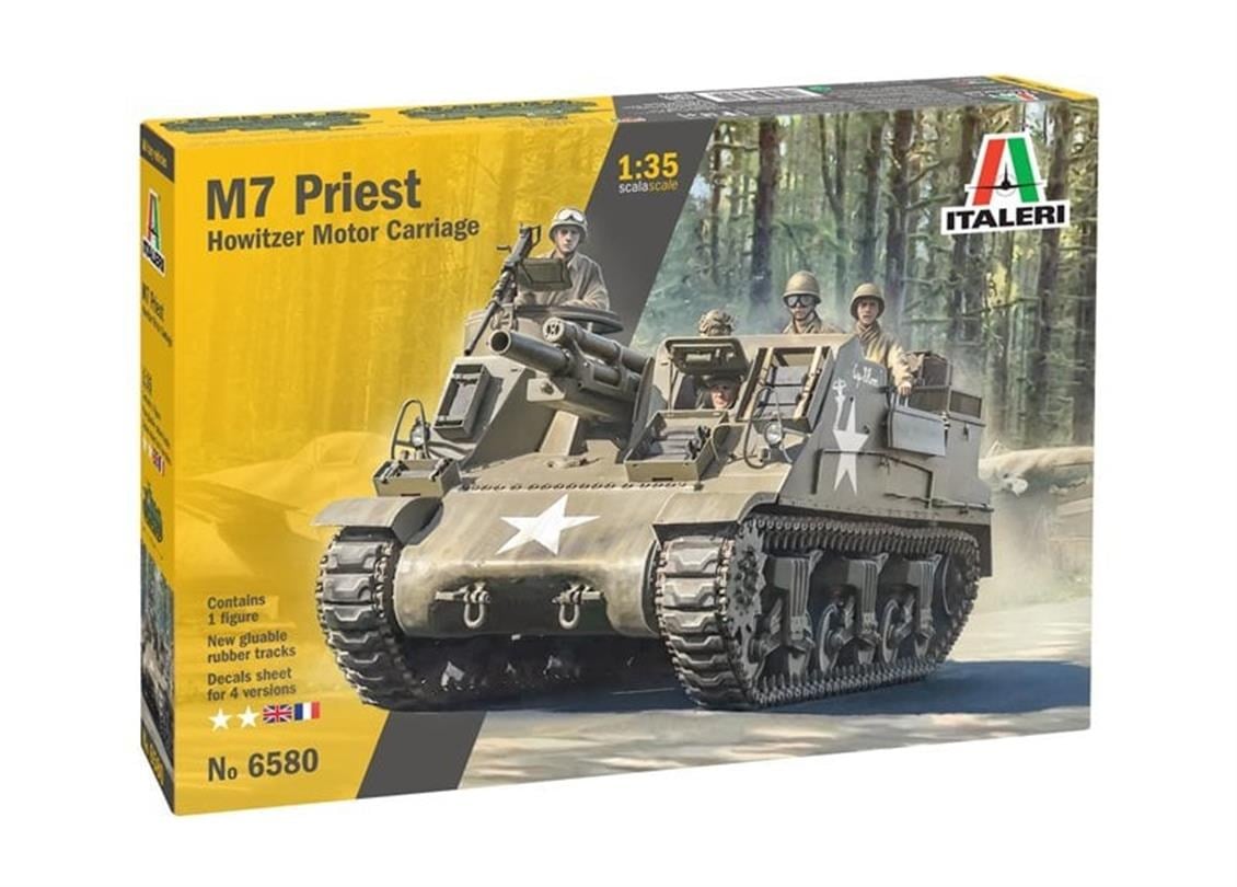 Italeri 6580S 1/35 Ölçek, M7 Priest Tank, Plastik Model kiti