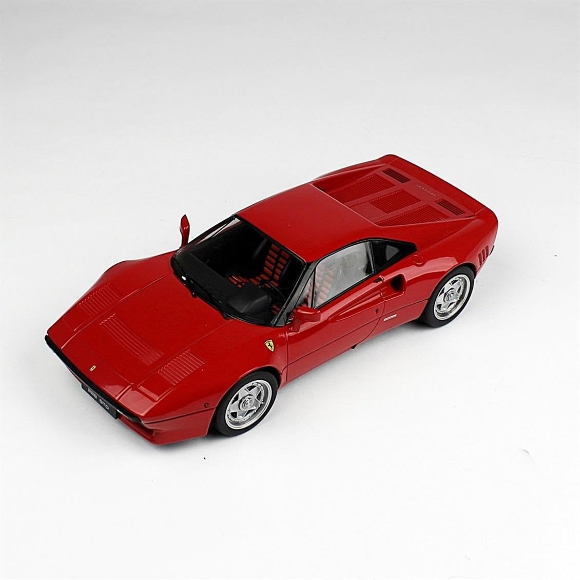 KKscale 180414 1/18 Ölçek, 1984 Ferrari 288 GTO, Kırmızı, Sergilemeye Hazır Metal Araba Modeli