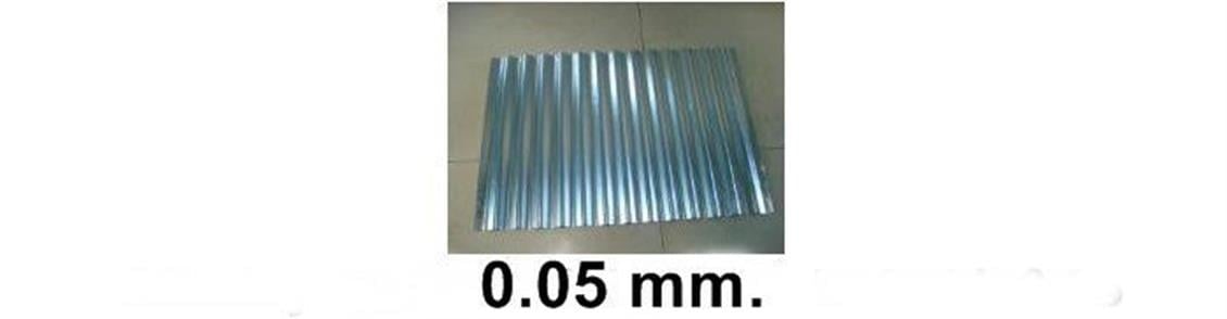 K&S 16134 Alımınyum Dalgalı Levha -Kalınlık 0,05 Mm. -