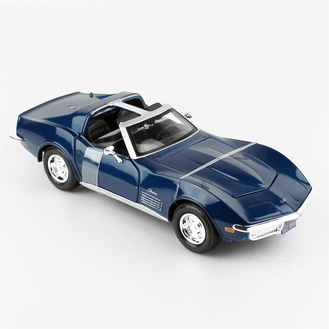 Maisto 31202 1/24 Ölçek, 1970 Chevrolet Corvette, Bakır, Sergilemeye Hazır Metal Araba Modeli