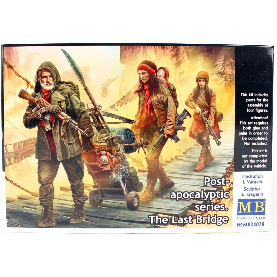 Masterbox 24078 1/35 Ölçek, Kıyamet Sonrası, Son Köprü, Plastik Figür Kiti