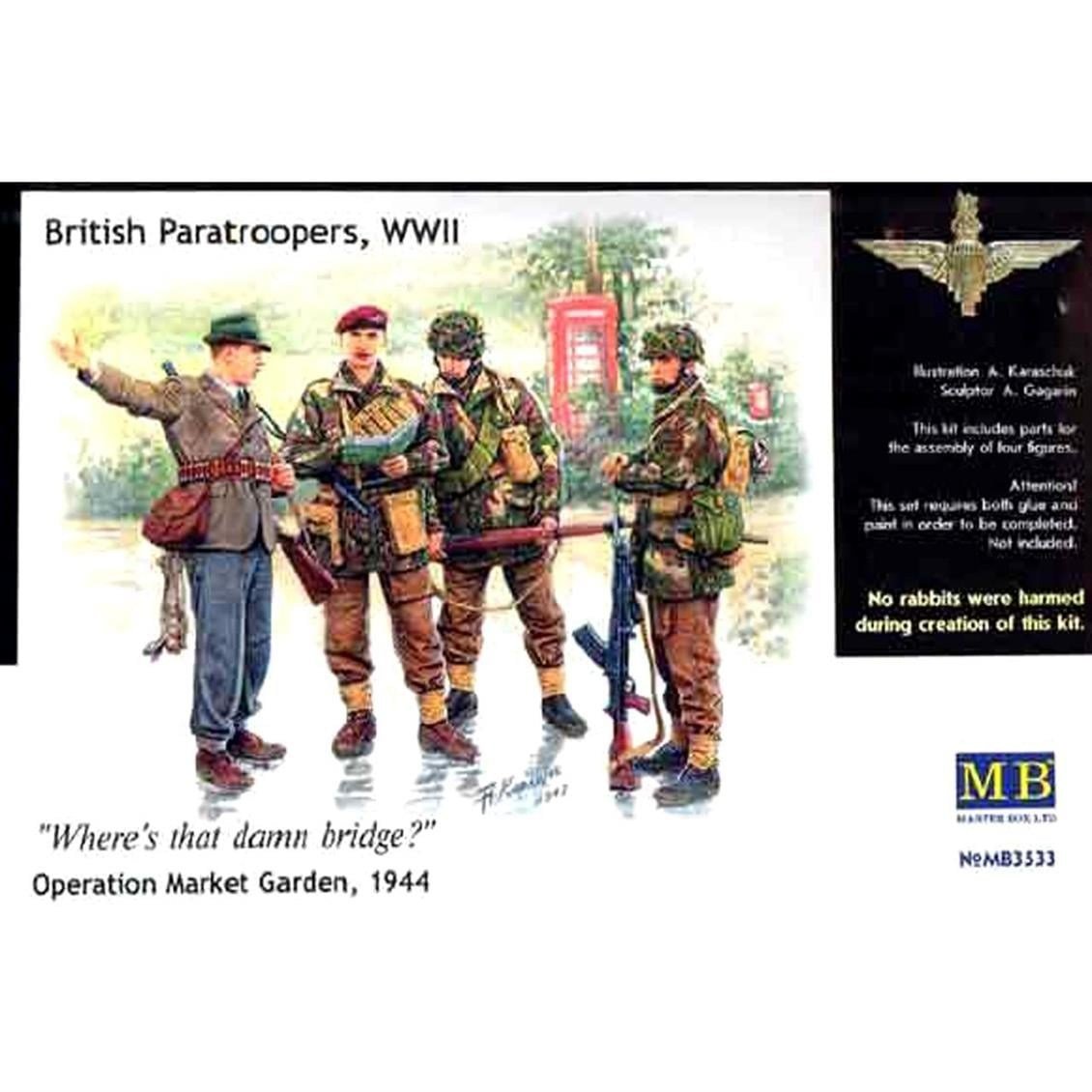 Masterbox 3533 1/35 Ölçek, British Paratroopers, 1944. Kit 1