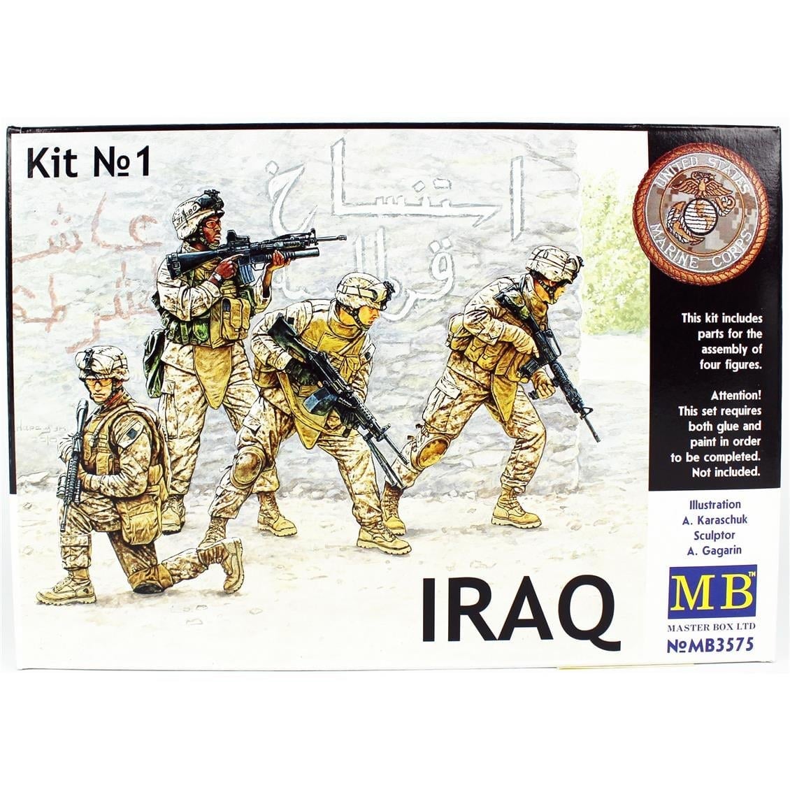 Masterbox 3575 1/35 Ölçek, Amerikan Birlikleri Irakta, Plastik Figür Kiti