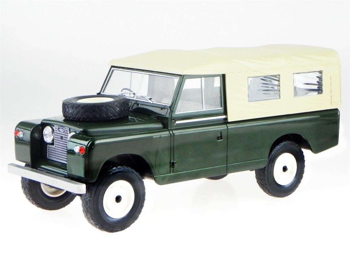 MCG 18118 1/18 Ölçek, 1959 Land Rover 109 Pick-up ,Seri II,Sağdan Direksiyonlu (Sealed Body), Koyu Yeşil, Sergilemeye Hazır Met