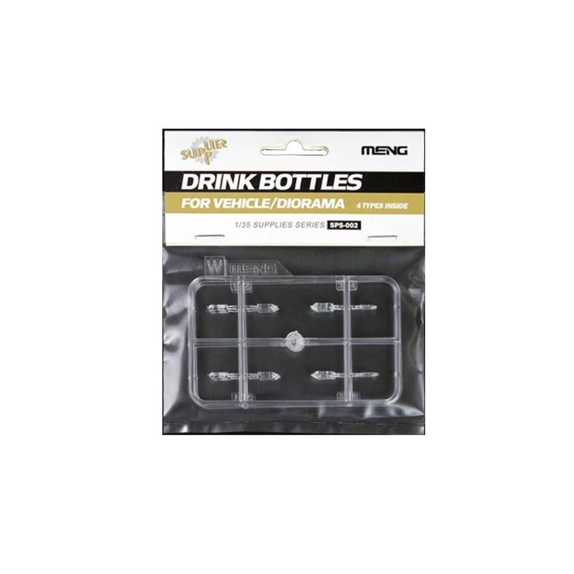 Meng SPS-002 1/35 Ölçek, İçki Şişeleri, 4 Adet Plastik Model Kiti