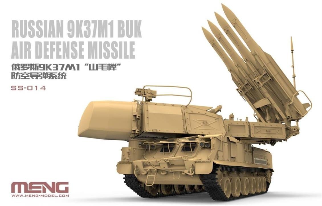 Meng SS-014 1/35 Ölçek, Rus 9K37M1 BUK Hava Savunma Füze Sistemi, Plastik Model Kiti