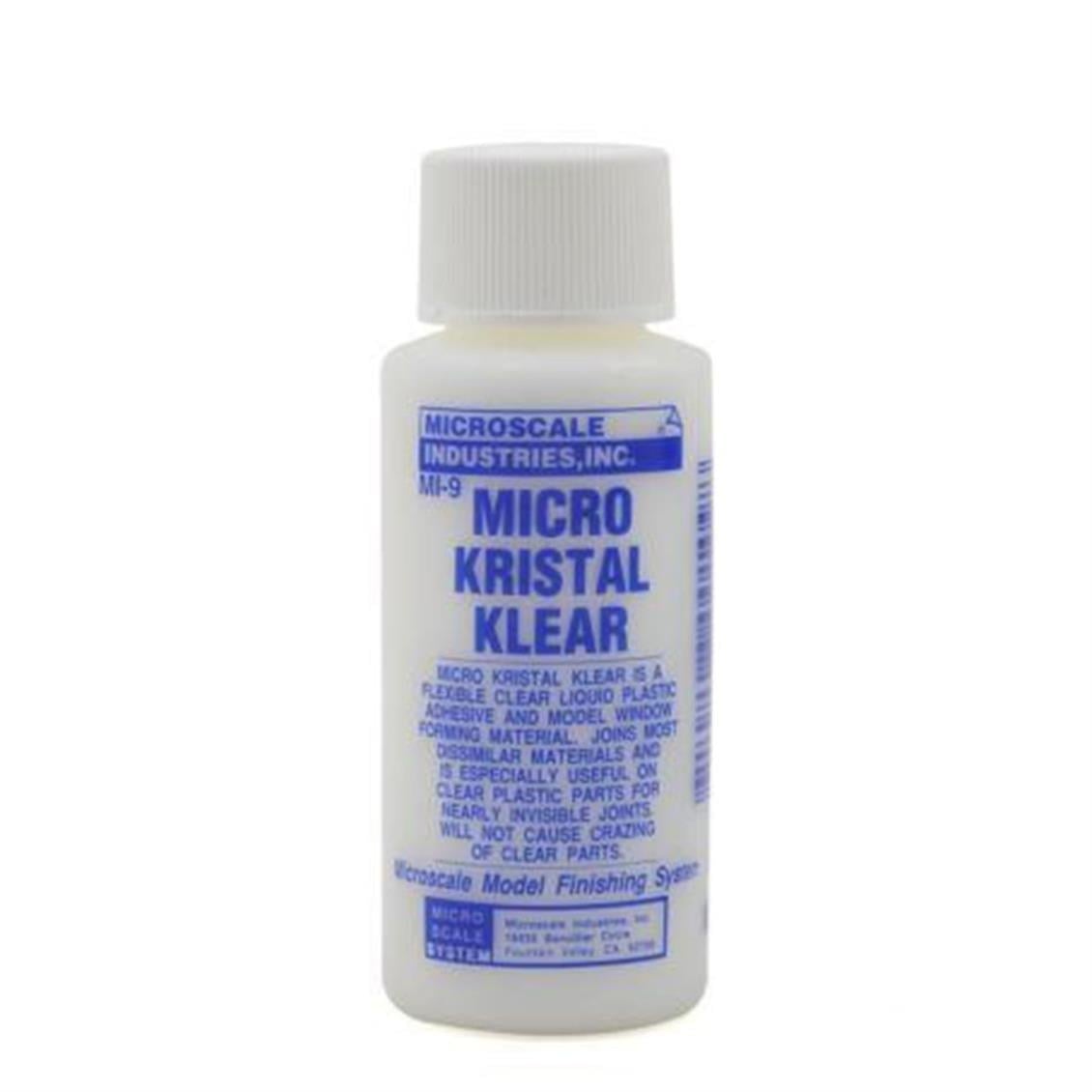 Microscale 9 1 Oz Micro Kristal Clear-Kanopi Yapıştırıcı,Cam