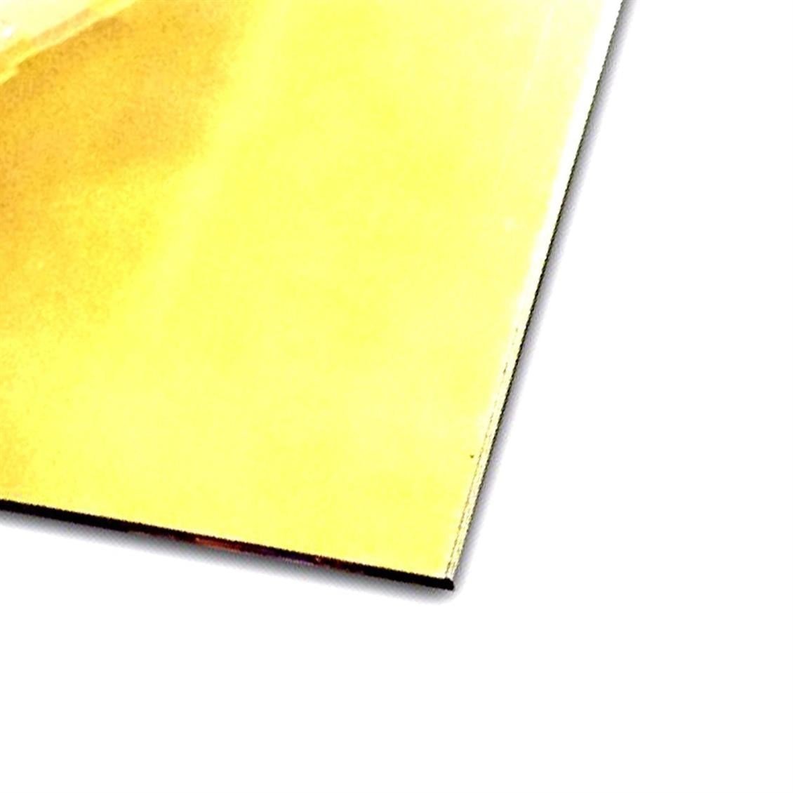 Midwest 70702 Aynalı Gold Styrene Levha -1,50 Mm. -194 X 280 Mm.