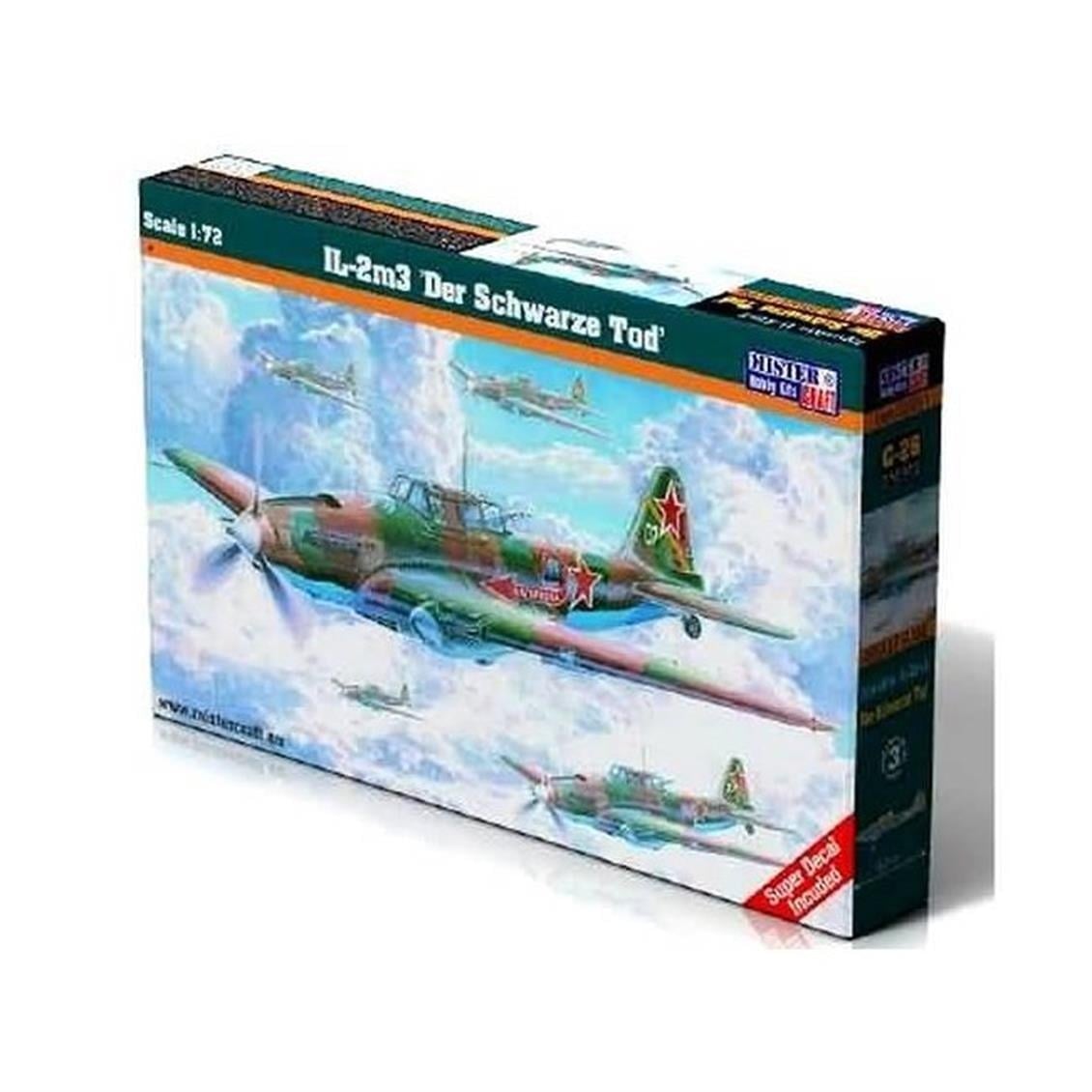 Mistercraft C026 1/72 Ölçek, IL-2m3 (Der Schwarze Tod) Savaş Uçağı, Plastik Model kiti