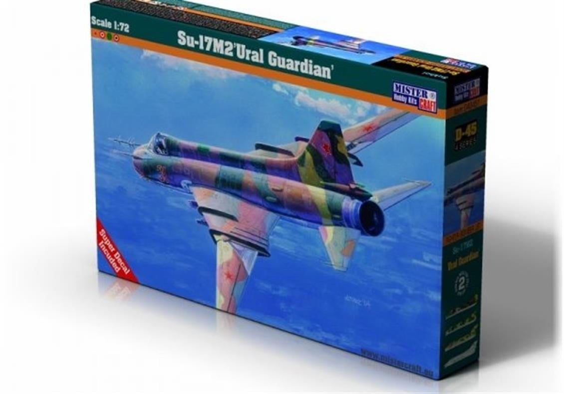 Mistercraft D045 1/72 Su-17M2 Ural Muhafızı Savaş Uçağı Plastik Model Kiti