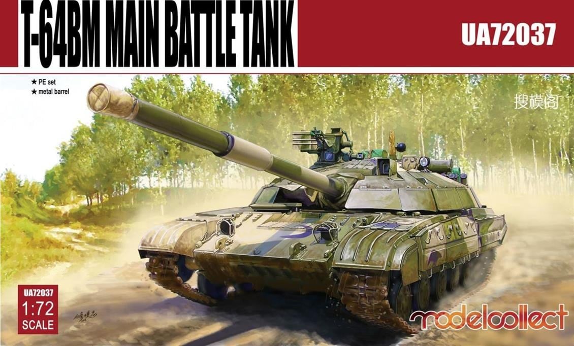 Model Collect UA72037 1/72 Ölçek, T-64BM Main Battle Tank