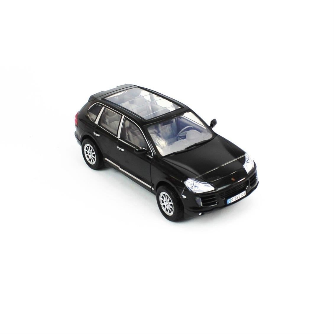 Motormax 73178 1/18 Ölçek, 2008 Porsche Cayenne, Siyah, Sergilemeye Hazır Metal Araba Modeli