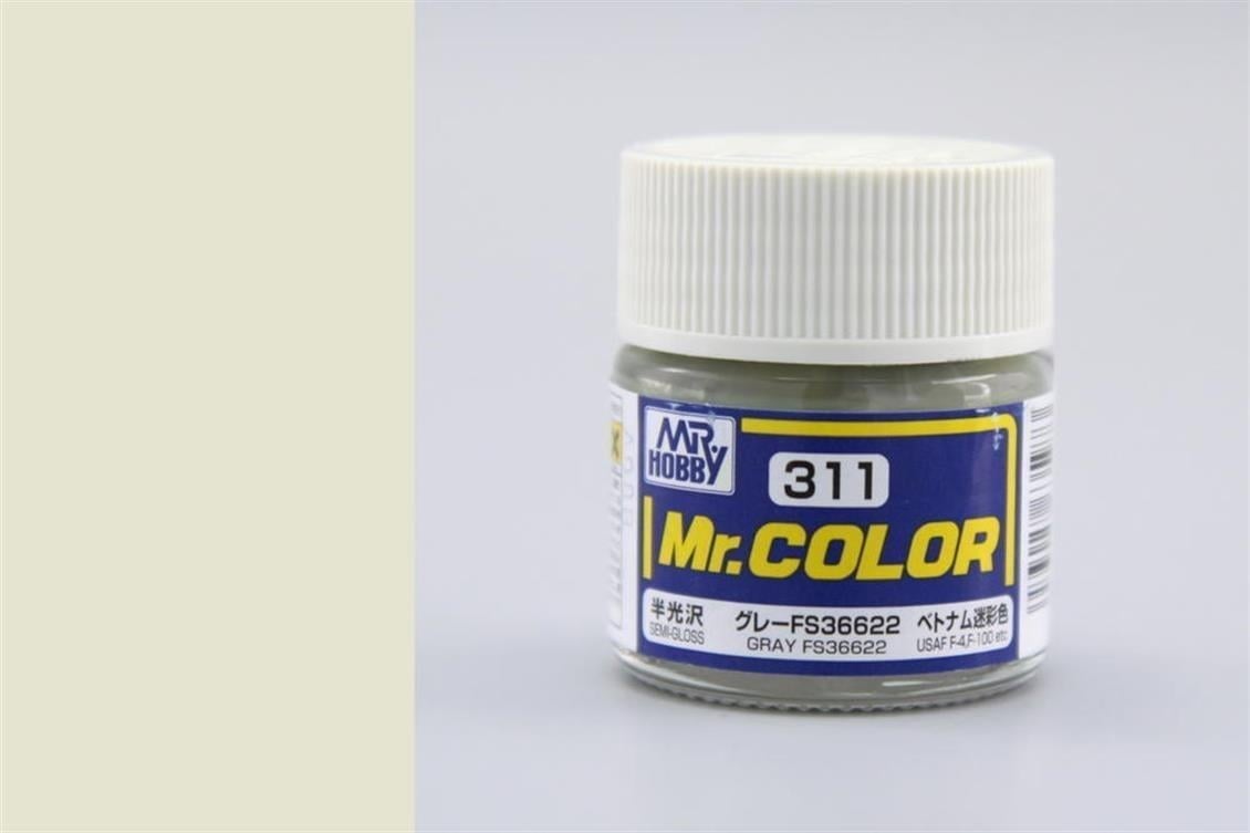 Mr.Hobby C-311 10 ml. Gray FS36622, Mr.Color Serisi Model Boyası