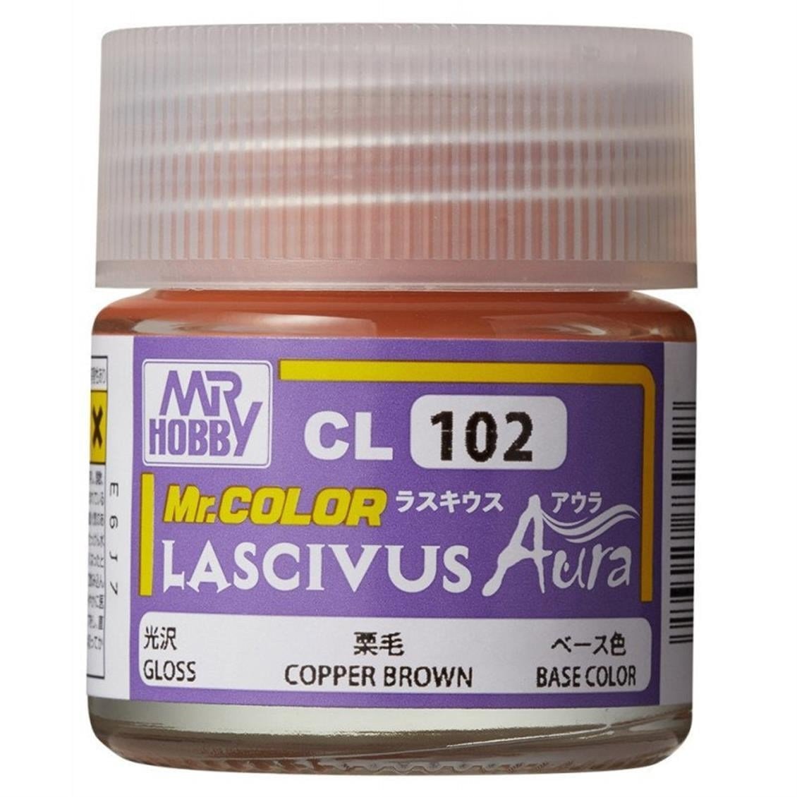 Mr.Hobby CL-102 10 ml. Copper Brown, Lascivus Serisi Model Boyası