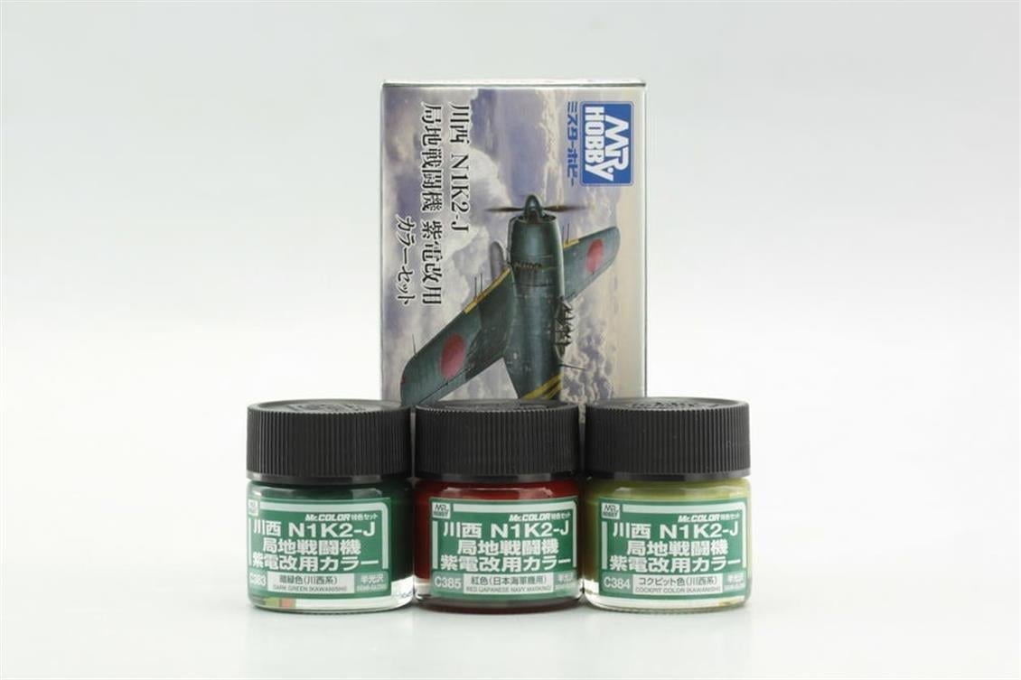 Mr.Hobby CS-668 3x10 ml. Kawanishi N1K2J, Mr.Color Serisi Model Boyası Seti