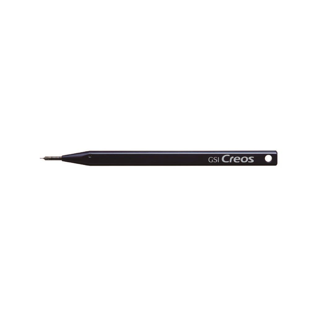 Mr.Hobby GT-65BS Line Chisel, 0.15/ 0.20 / 0.30 mm Uclu Scraper,3x Detaylandırma Bıçakları ve Koyu Mavi Renkli Sapı