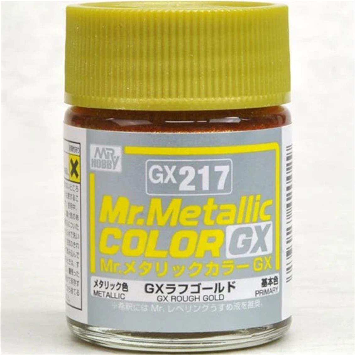 Mr.Hobby GX-217 18 ml. Metallic Rough Gold, Metalik Serisi Model Boyası