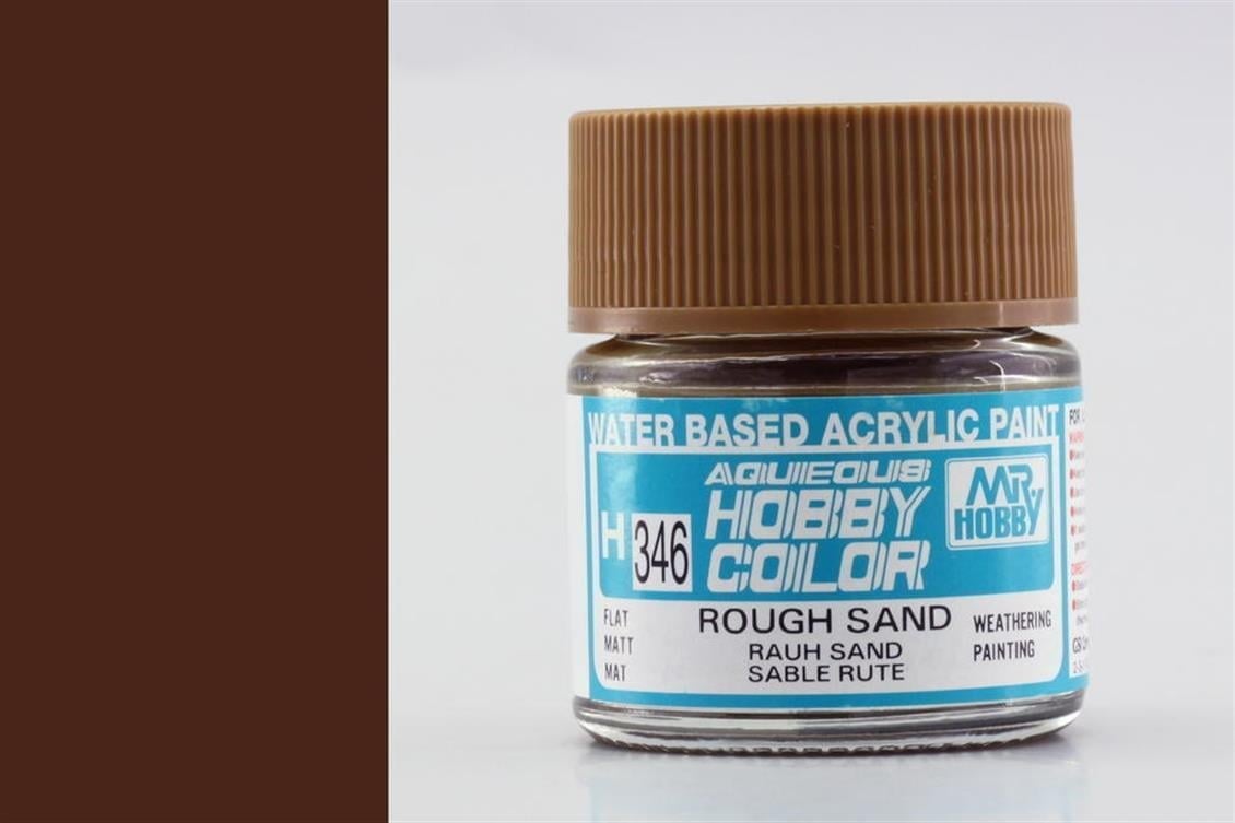 Mr.Hobby H-346 10 ml. Rough Sand, Aqueous Serisi Model Boyası
