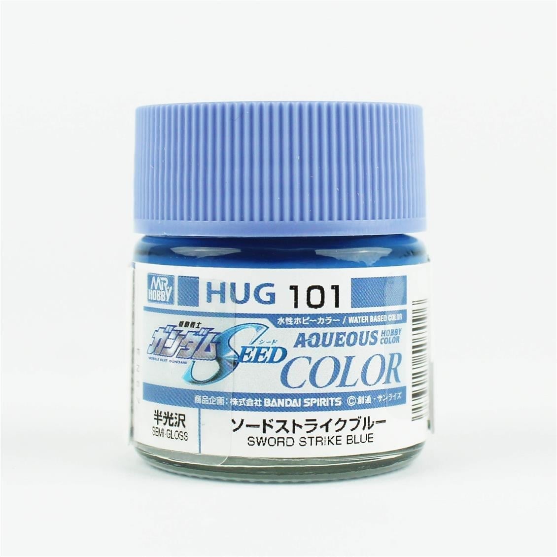 Mr.Hobby HUG-101 10 ml. Sword Strike Blue, Aqueous Gundam Serisi Model Boyası
