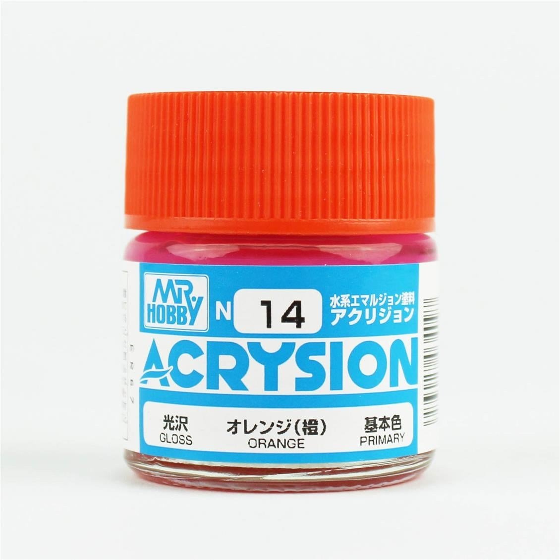 Mr.Hobby N-014 10 ml. Orange, Acrysion Serisi Model Boyası