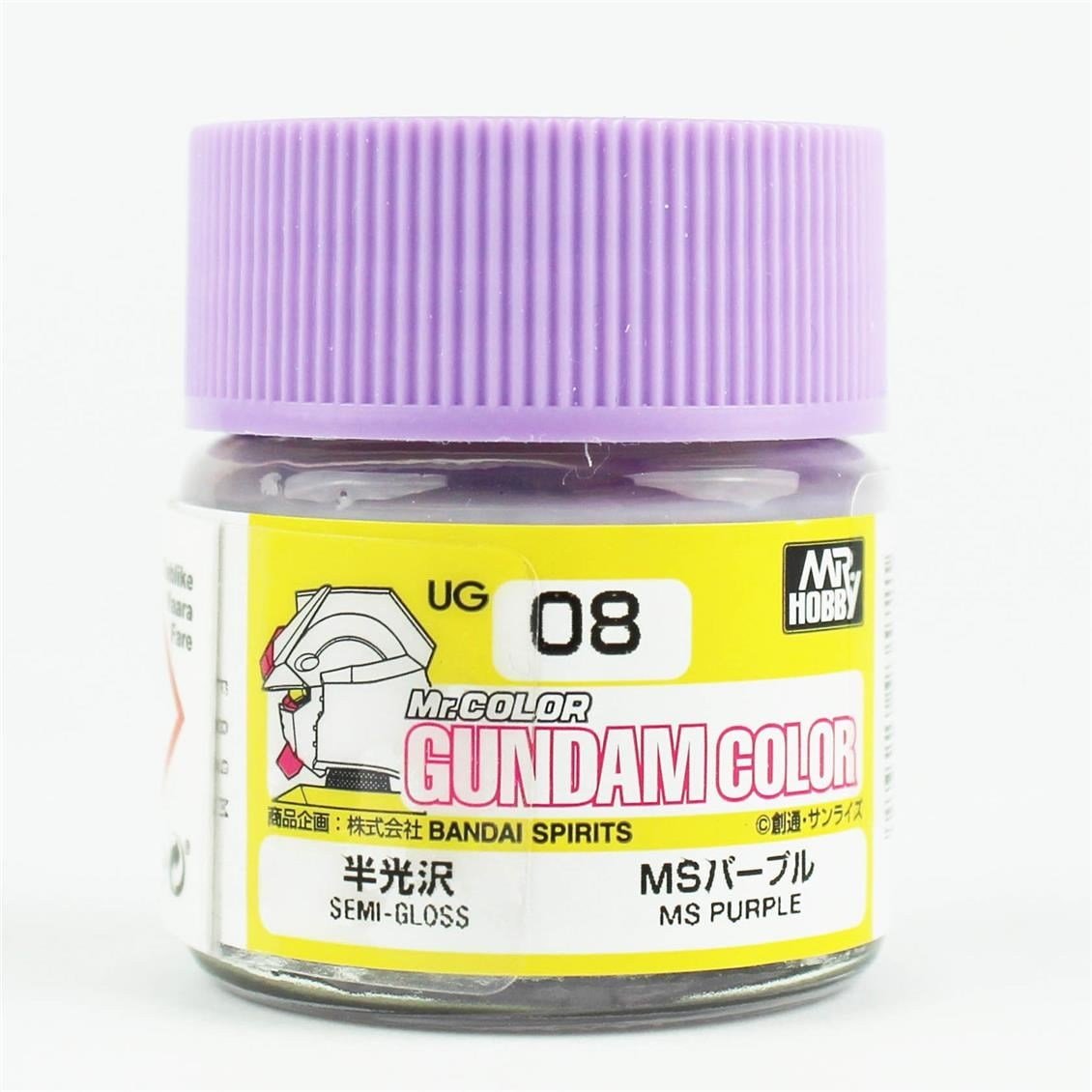 Mr.Hobby UG-08 10 ml. MS Purple, Gundam Color Serisi Model Boyası