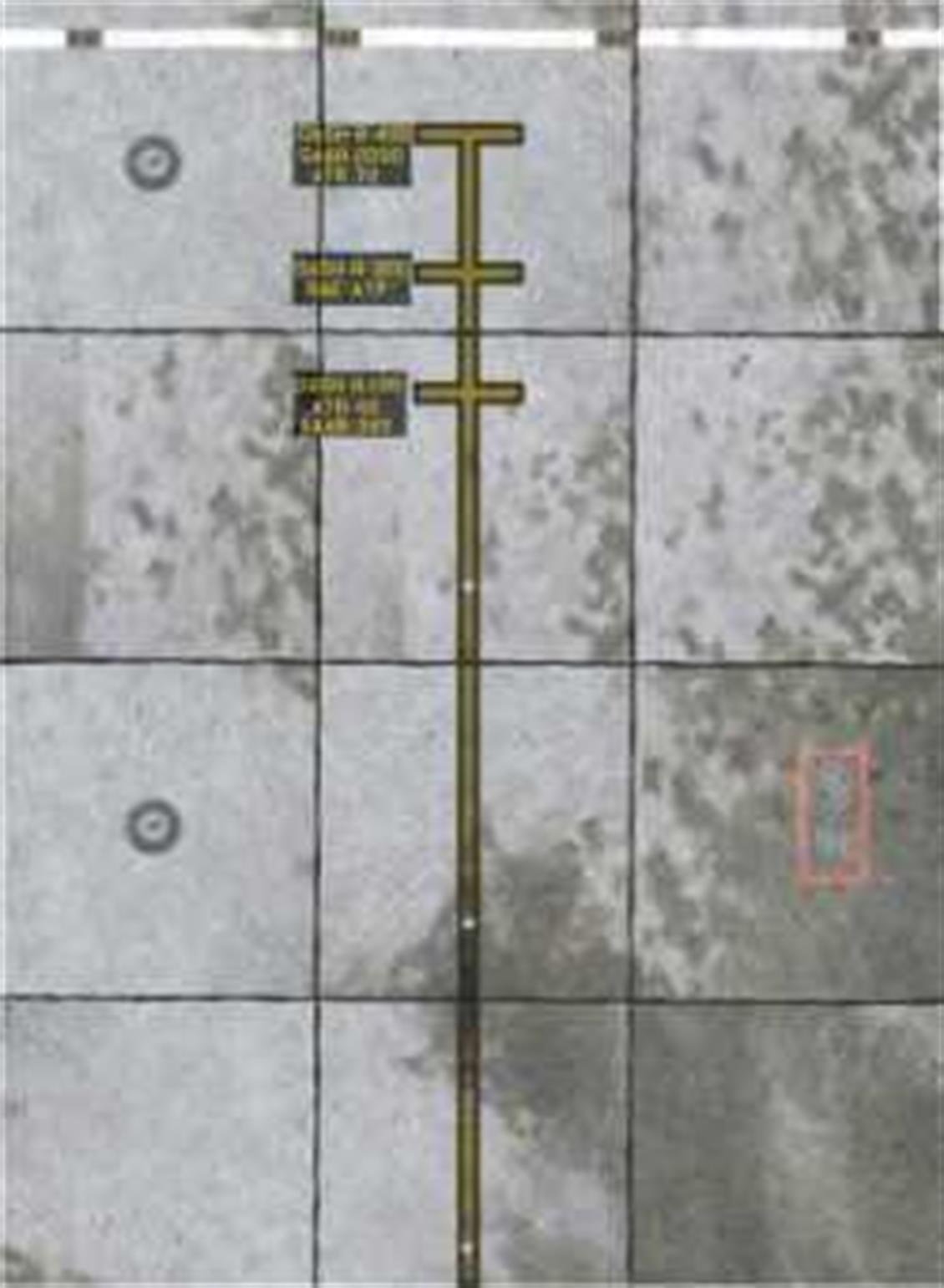 Nazca Decals PP4 1/144 Ölçek, Parking Plate-Desıgn 4- A4 Ebat, Kartona Renkli Baskı